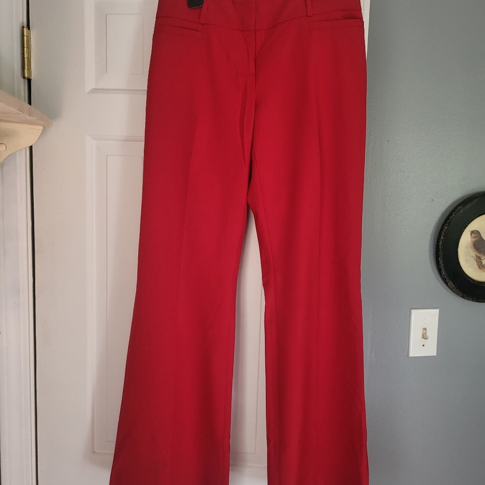 NWT The Limited Size 2 Petite Red Lexie Flare
